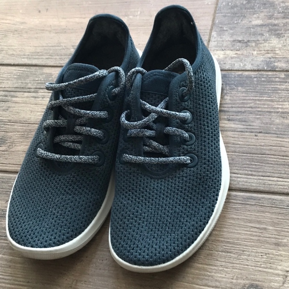 Allbirds Tree Skippers Flats Teal Blue Slip On Casual Everyday Shoes Size 10